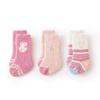 3 Pairs Of Winter Cartoon Baby Plush Socks Non-slip Dotted Floor Socks Baby Toddler Socks