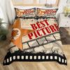 Baseball King Queen Duvet Cover Colorful Gradient Bedding Set Ball Sport Game Quilt Cover Rainbow Soft Polyester Comforter Cover