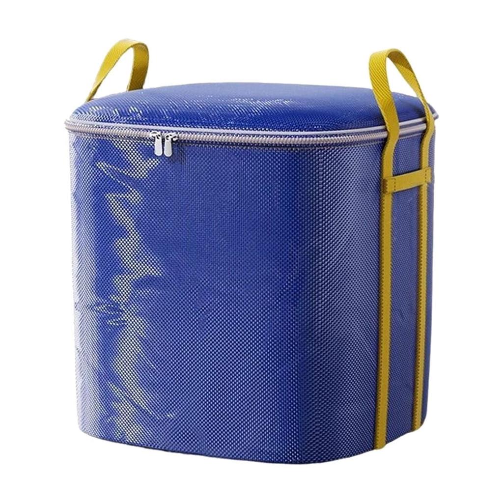 350L extra large capacity storage bag blue 60*73*80cm2 reinforced handle suitable for bedding toys and holiday decoration storage
