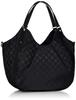 Dot Pattern Jacquard Enamel Accent Tote Black [Isaac] 2-Way Y42-08-24SC Women's