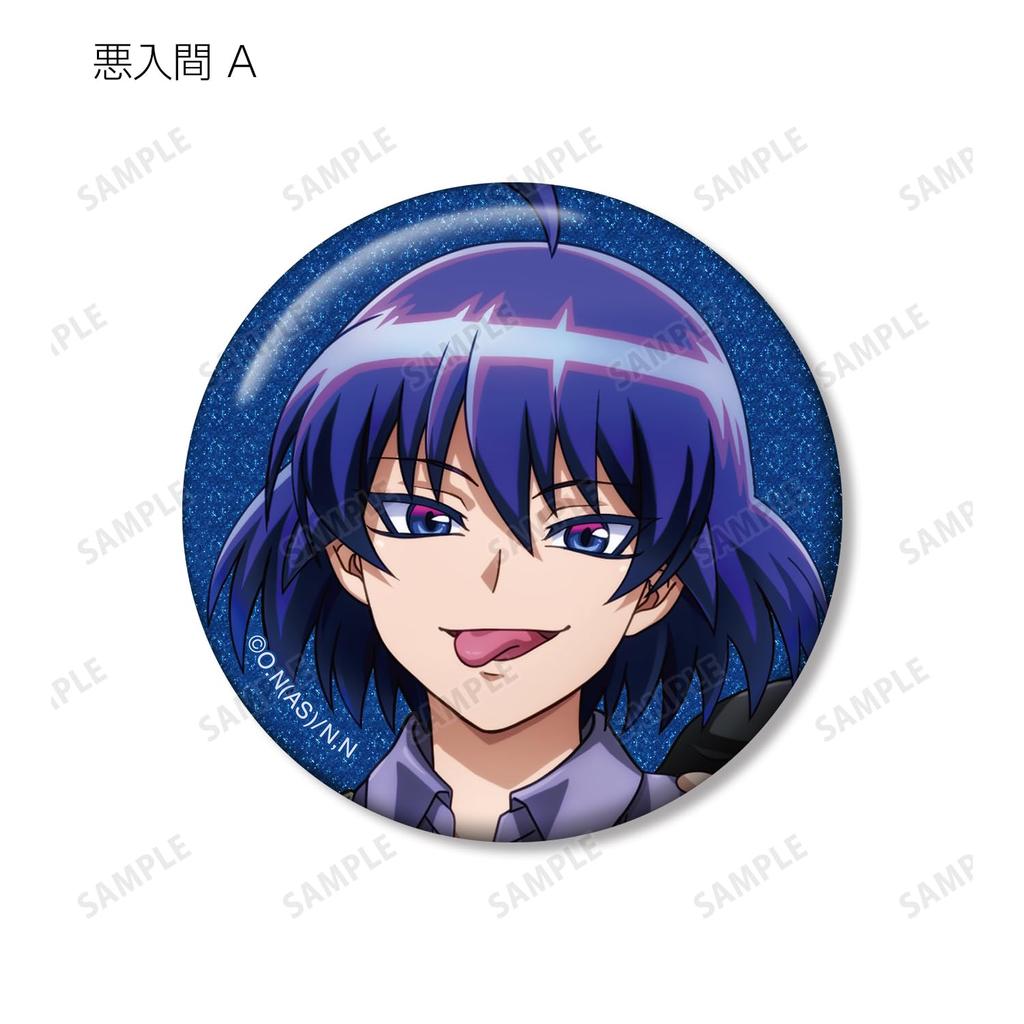 Welcome To Demon Original Illustration Black Coordinate Trading Glitter Can Badge Box of 12 School! Iruma-kun Ver.