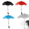 Beach Chair Umbrella with Adjustable Clamp Flexible for Garden Pool Backyard