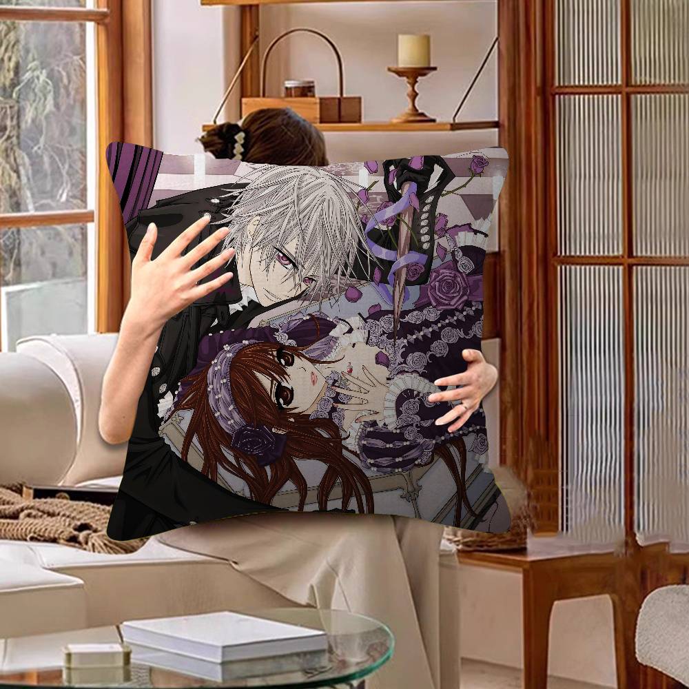 Anime V-Vampire Knight Pillow Cover For Bedroom Room And Living Room Sofa Decorative Cushion Cover