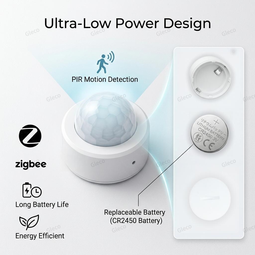 Zigbee 3.0 PIR Motion Sensor Optonal Light & Vibration Detection Smart Home Automation Security Requires Zigbee Gateway For Z2M