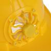 Casco di sicurezza con ventola Raffreddamento frontale Alimentato a cella solare Traspirante Parasole per cantiere
