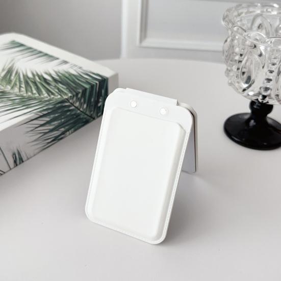 Magnetic Card Holder with Mirror Anti-slip Phone Stand for Magsafe for iPhone