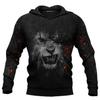 3D Print Lion Jesus Graphic Men's Hoodie Spring/Autumn Fashion Versatile Sweatshirt Male Oversized Harajuku Long Sleeve Pullover