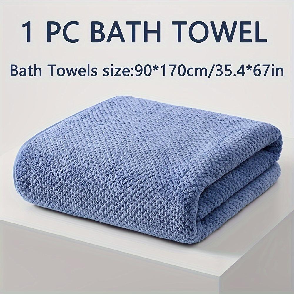 

Oversized Pineapple Lattice Microfiber Bath Towel High Absorbency Ultra Soft Quick Dry for Bathroom Gym Hotel Home Multi Color