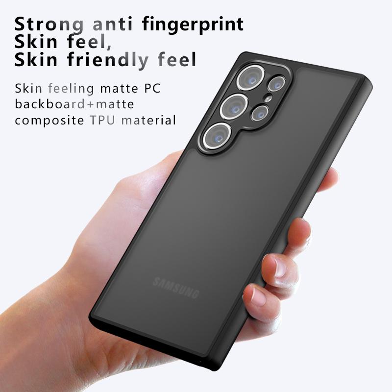 For Samsung Galaxy S23 Ultra Phone Case Anti-drop Matte Skin-touch Phone Cover