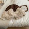 Thermal Plush Winter Hat Cold Proof Windproof Thermal Hat Warm Bear Ear Hat  For Women