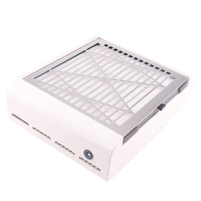 40W Nail Dust Collector Filter Manicure Screen Plate Suction Nail Vacuum Cleaner