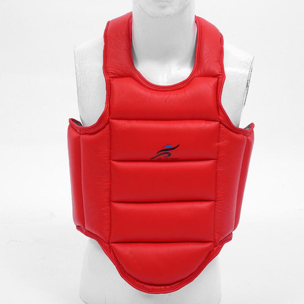 Buy Taekwondo Chest Guard Kids Adult Martial Art Body Protector Red S