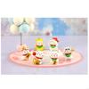 62KD 6Pcs Fortune Cats Miniatures Figurines for Positive And Auspiciously Decors