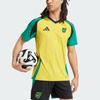Adidas Jamaica 24 Home Jersey Short Sleeve Football Shirt Men Tops Yellow Green IT8541