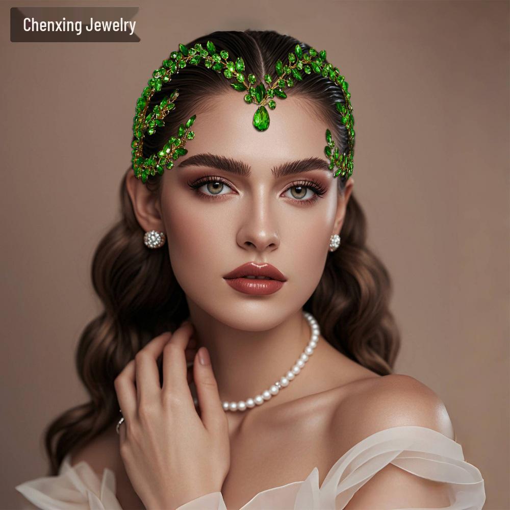Chenxing Rhinestone Headband Wedding Bridal Updo Hair Accessory CX599