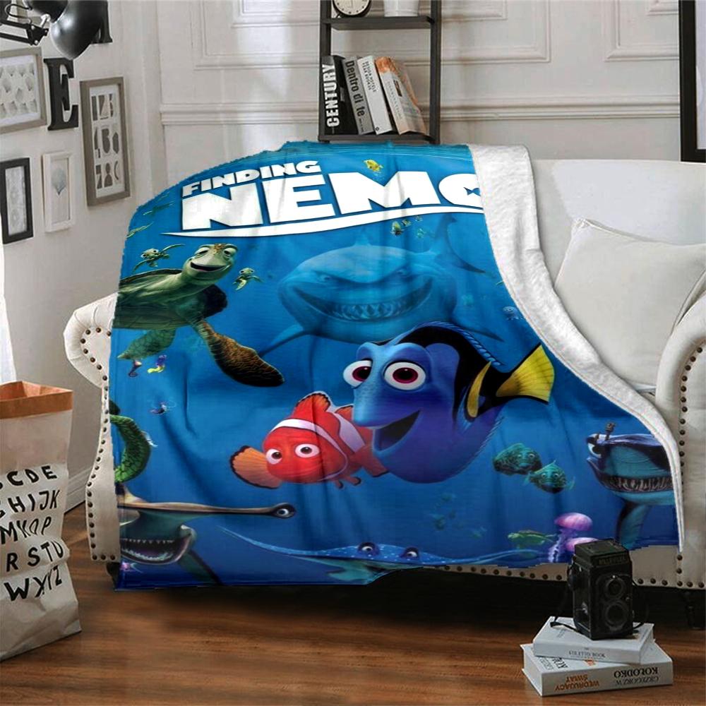 Nemo Theme Printed Blanket - Perfect for Couch, Bed, Travel & Outdoor Use | Machine Washable, Cozy & Durable.