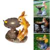 Solar-powered Rabbit Lamp - Outdoor Resin Animal Lamp - Garden and Courtyard Decoration Lamp - Landscape Lighting for Gardens and Parks - Sensor Type