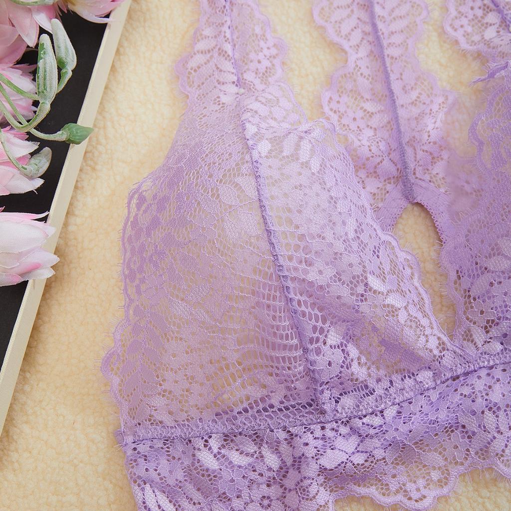 European and American sexy lingerie sexy hot sex perspective underwear set