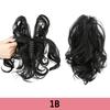 XINRAN Synthetic DIY Deformation Ponytail Extensions Short Wavy Claw Ponytail For Women Daily Cosplay Party Wear
