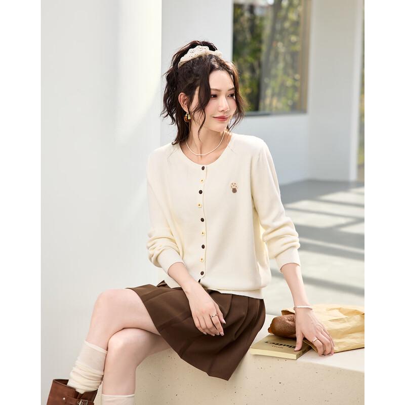 TERRE BLEUE Women s Loose Solid Knit Cardigan One Size