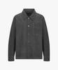 Endeuligseu Starring Luna Surface Linen Shirt (Black)