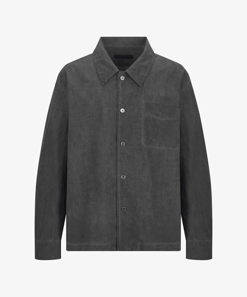 Endeuligseu Starring Luna Surface Linen Shirt (Black)