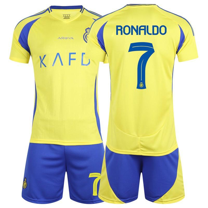 2425 Riad Victory Trikot Nr.. 7 C Ronaldo 10 Manet Erwachsenen Kinder Herren Damen Fußball-Trikotset Neue Ausgabe