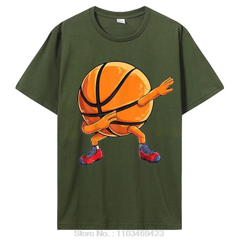 Dabbing Basketball Ball Funny UnisexSports Player Dab T-Shirt Basketball-Lover Graphic Tee cotton Tops Streetwear Clothing