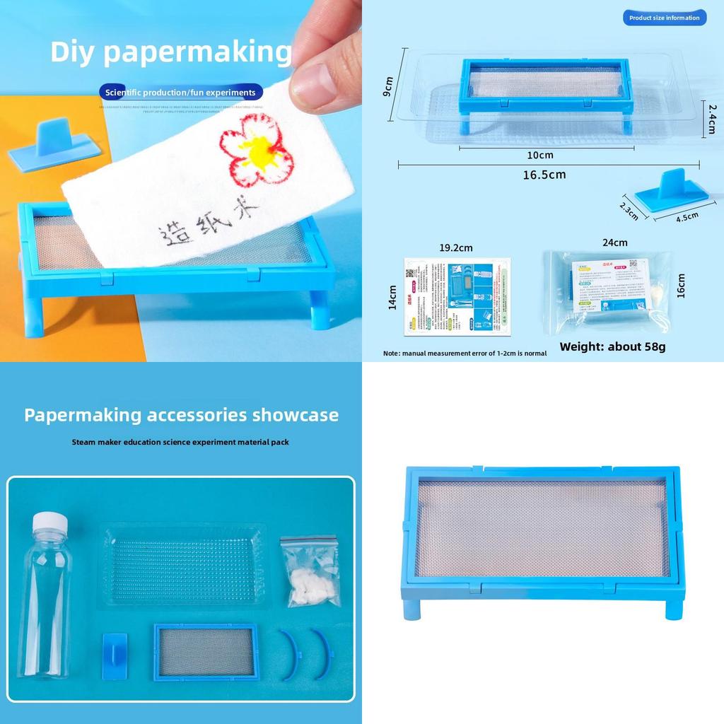 Science Experiment Paper Making Kit For Kids Diy Educational Craft Set For Children Learning