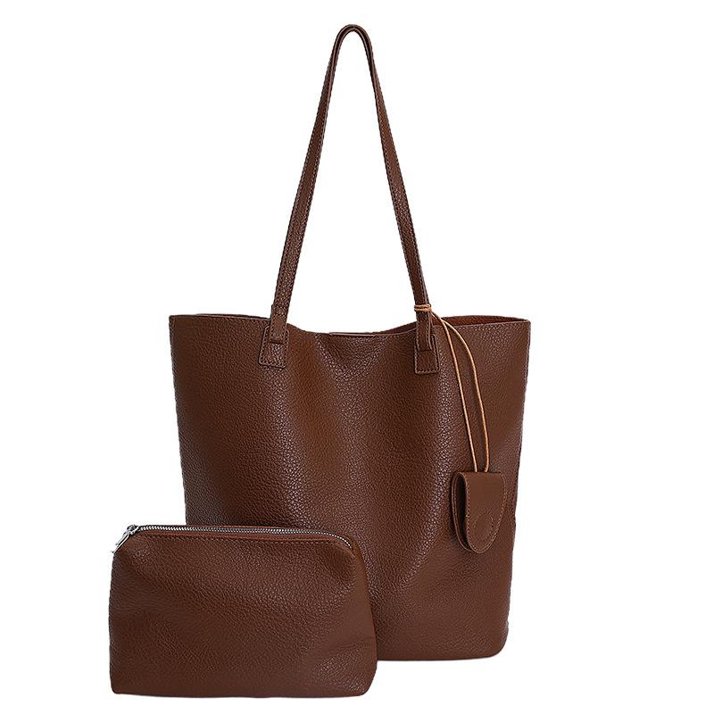Fashionable Large-capacity Bag, Trendy and Niche Tote Bag, Simple Single-shoulder Bag and Underarm Bag