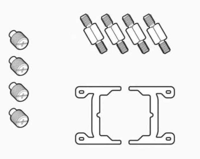 10pcs AMD Elite CPU Bracket for Corsair AM5AM4 Retention Kit, Compatible with Elite, Elite Capellix, and Elite LCD Series Coolers