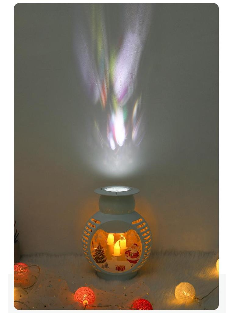 Blizzard Night Lantern: Handheld Decorative Projector Light Ornament