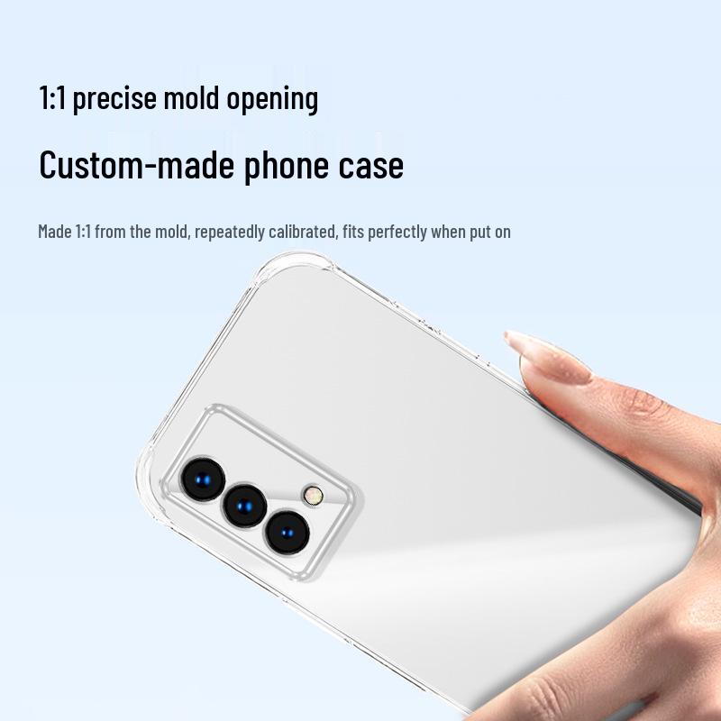 OPPO K9 Series Transparent TPU Airbag Drop-Proof Phone Case - Sleek, Simple Protection for K9, K9 Pro, K9s, K9x Models