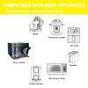 Cord Holder Self Adhesive Keeper Storage Organizer Cute Shaped Wire Management Fixing Wrapper Household for Mixer Air Fryer