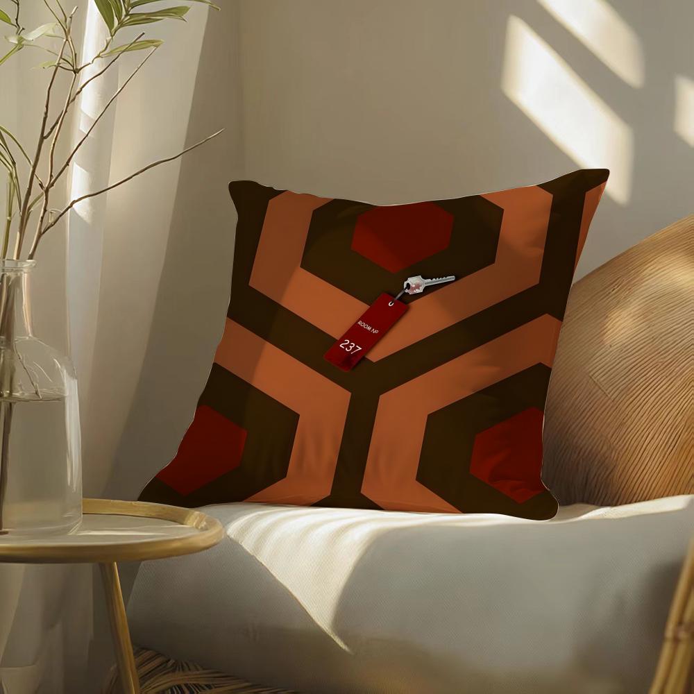 Horror Movies T Linghting The SShinings Cushion Cover Silky Elegant Comfort Sofa Bed Invisible Zipper Beach Pillowcase