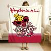 Fashion Brand H Hysteric M Mini Blanket Soft and Skin Friendly For Couch Bed Napping Bedspread All Seasons Comforter