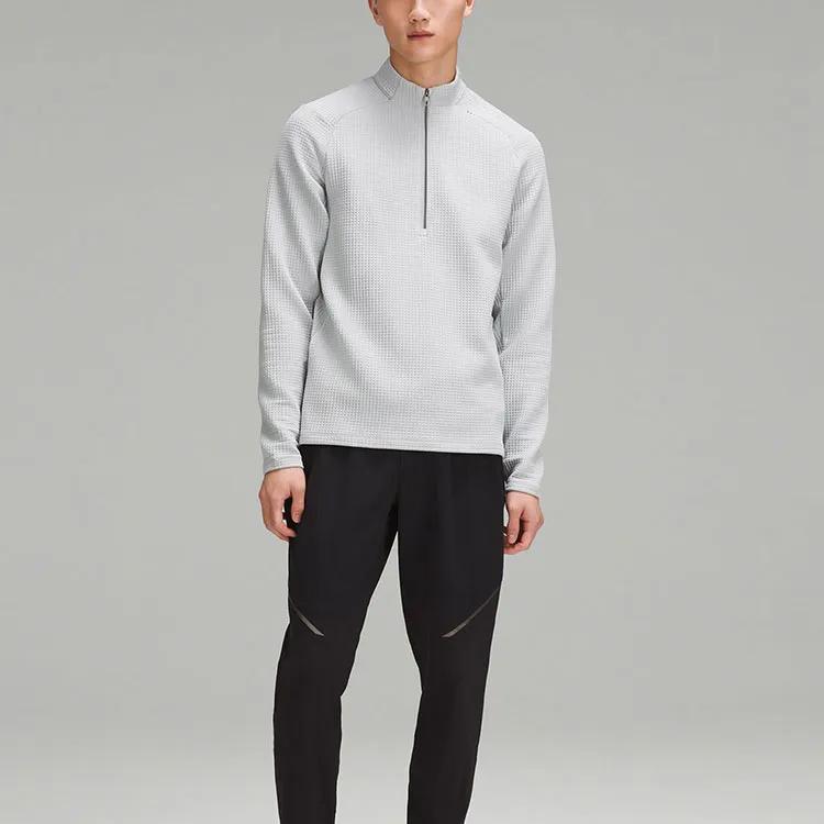 Lululemon Sweatshirts Men's Stand Collar Moderate Other (Unisex) Sweatshirts LM3EX7S | Black