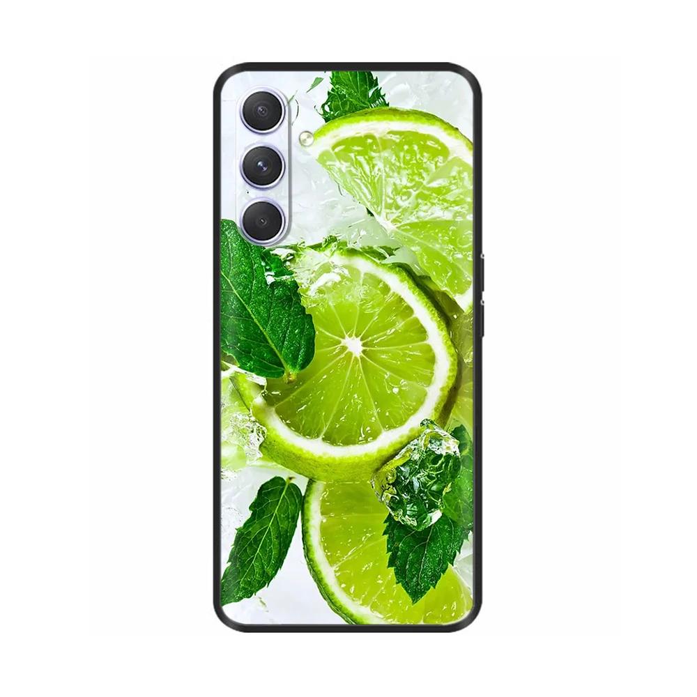 For Samsung Galaxy A34 Case 5G SM-A346B Soft Silicone TPU Phone Case For Samsung A54 5G Back Cover GalaxyA54 A 54 Bumper Para