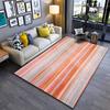 Modern Striped Carpet with Orange Beige Gradient for Living Room Decor Suitable for Use As an Anti-slip for Living Room Bedroom Sofas