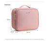 LED Mirror Makeup Bag: Spacious Handbag for Skincare & Cosmetics Storage