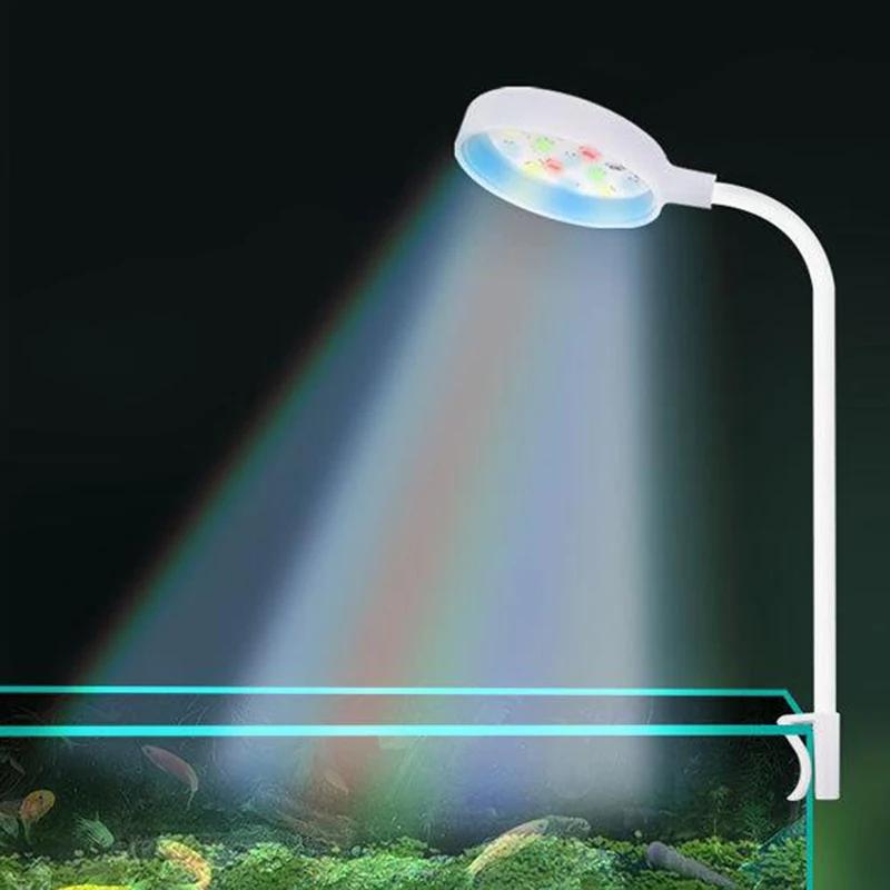 3W 5V USB Aquarium Light LED Waterproof Fish Tank Lighting Underwater Fish Lamp Aquariums Decor Plant Lamp Mini Fish Tank Light
