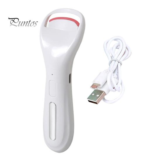 

Электрические щипцы для завивки ресниц с подогревом, 3 температурных режима, USB-перезаряжаемые, портативные, быстро нагревающиеся, женские инструменты для завивки ресниц белый