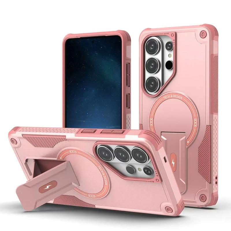 Magnetic Case For Samsung S26 Ultra S2 Ultra A7 A6 A36 A17 Protection Upright Kickstand Shockproof Back Magnetic Phone Cover