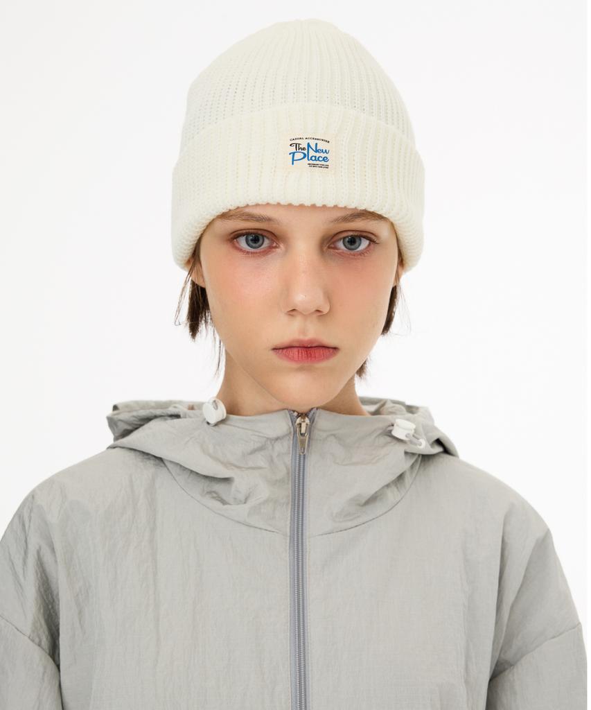 Tienpi T242Aacuzzt59_Tag Sign Beanie - Ivory
