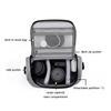 Portable Single Shoulder Camera Bag with Multiple Compartments for Camera Lens Memory Cards Photography Accessories