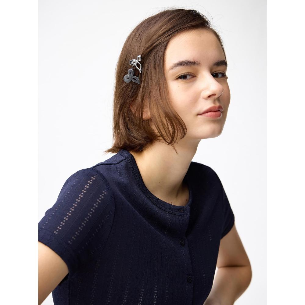 Gu Motif Mini Hair Clips 6p