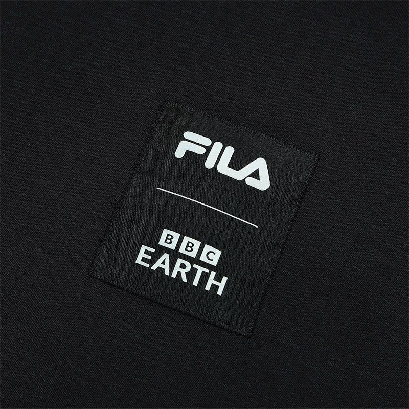 FILA x BBC EARTH T Shirt Men's Pitch Black A51M437201FBK