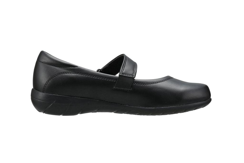 4067 Büro Bequeme Stretch Schwarze [Pansy] Schuhe, Leichtgewicht, Design, Riemen, 24.0cm,