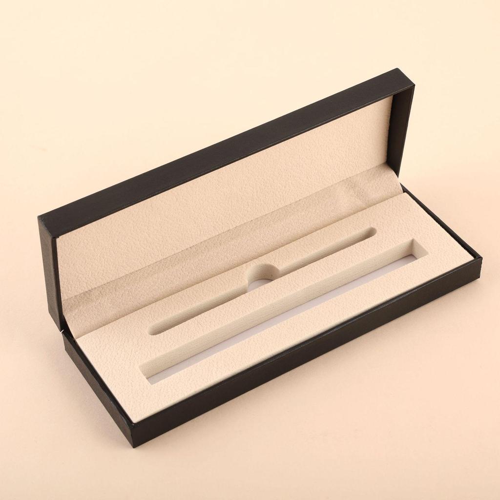 Set Regalo Penna Stilografica Nera con Scatola Flip-top Stampata con Logo