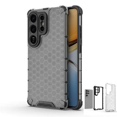 Minimalistyczne etui na telefon z poduszką powietrzną o strukturze plastra miodu, odporne na upadki, do Samsunga Galaxy S26 Ultra Edge S26, ochrona aparatu, dwuwarstwowa osłona, funda